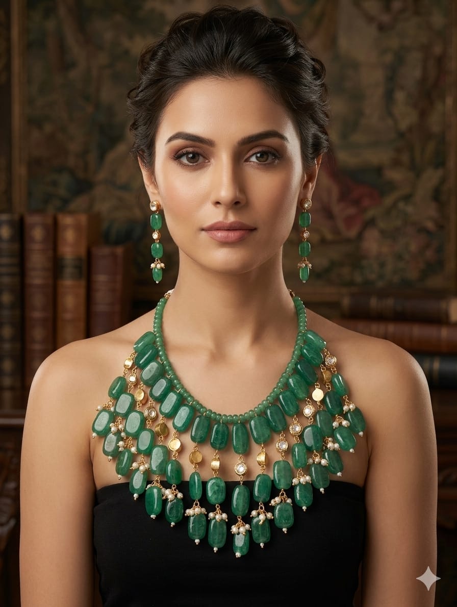 Onex stone Pacchi Kundan choker